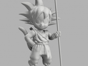 goku kid 3Dプリントモデル