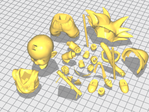goku kid Modèles 3D en vedette