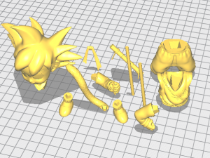 goku kid Modèles 3D en vedette