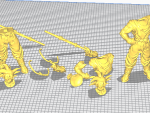 goku Modèles 3D en vedette