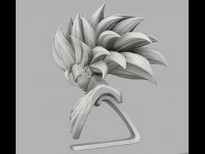 goku ssj3 bust Model do druku 3D