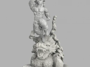 goku ssj4 Modelo de Impressão 3D