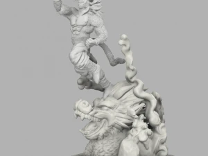 goku ssj4 3D Print Model