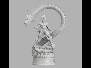 goku inquebr&aacute;vel Modelo de Impressão 3D