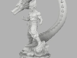 goku inquebr&aacute;vel Modelo de Impressão 3D