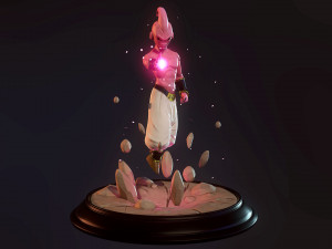 kid buu 3Dプリントモデル
