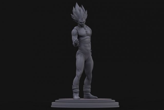 majin vageta 3D Print Model .c4d .max .obj .3ds .fbx .stl .blend
