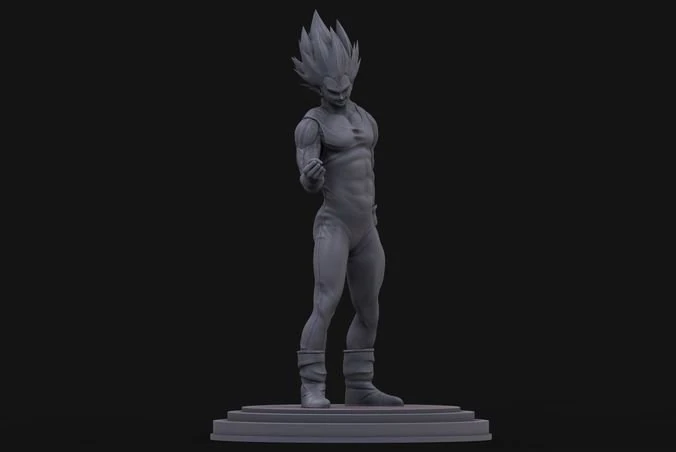 majin vageta 3D Print Model .c4d .max .obj .3ds .fbx .stl .blend 