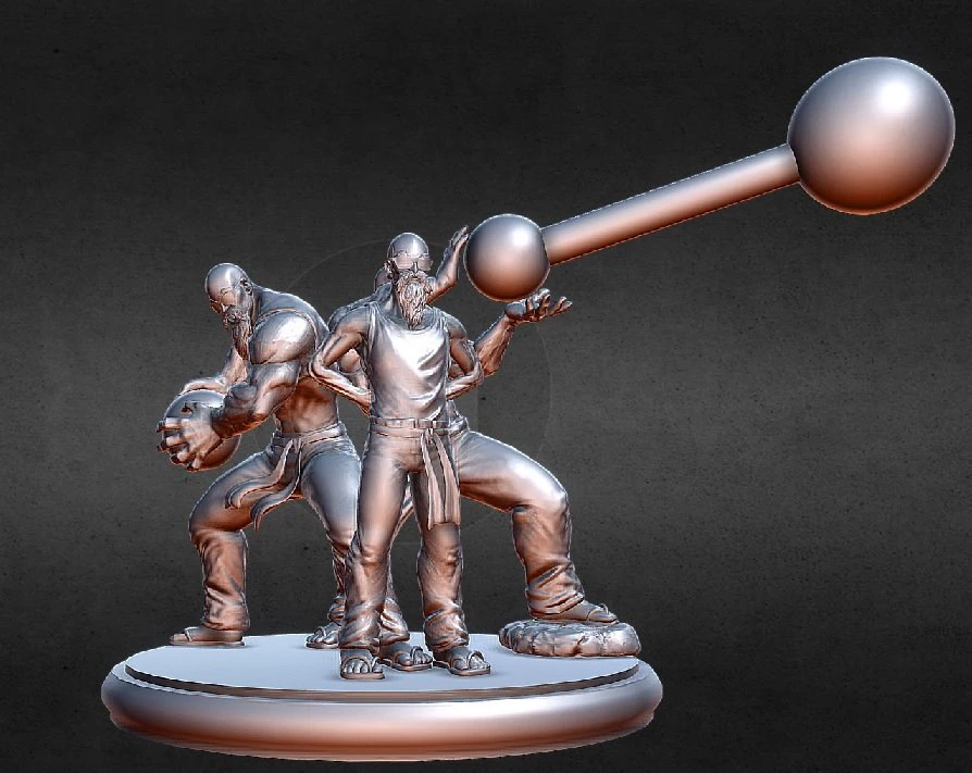 maestro roshi 3D Print Model .c4d .max .obj .3ds .fbx .stl .blend 