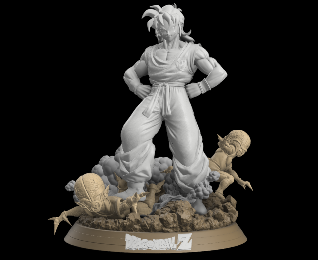yamcha Modelo de impresión 3D .c4d .max .obj .3ds .fbx .stl .blend 