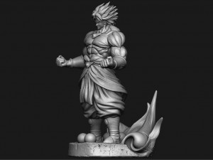 broly - dragonball fighterz 3Dプリントモデル