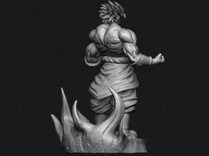 broly - dragonball fighterz 3D Print Model