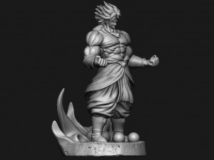 broly - dragonball fighterz 3Dプリントモデル