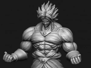 broly - dragonball fighterz 3D Print Model