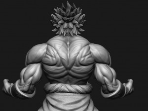 broly - dragonball fighterz 3Dプリントモデル