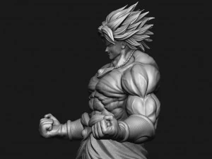 broly - dragonball fighterz 3D Print Model