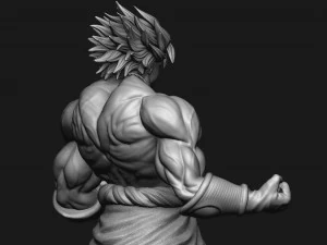 broly - dragonball fighterz 3D Print Model