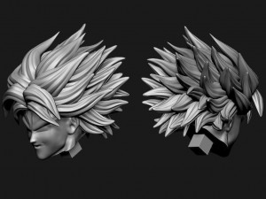 broly - dragonball fighterz 3Dプリントモデル