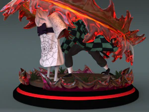 demon slayer 3D Print Model