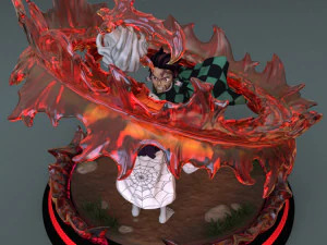 demon slayer 3D Print Model