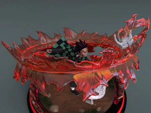 demon slayer 3D Print Model