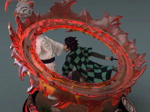 demon slayer 3D Print Model