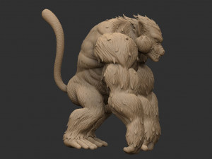 oozaru - goku Model Cetak 3D