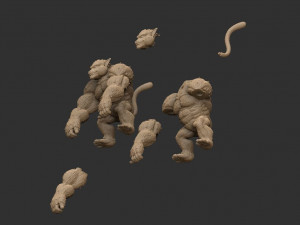 oozaru - goku Model Cetak 3D