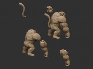 oozaru - goku 3D Print Model