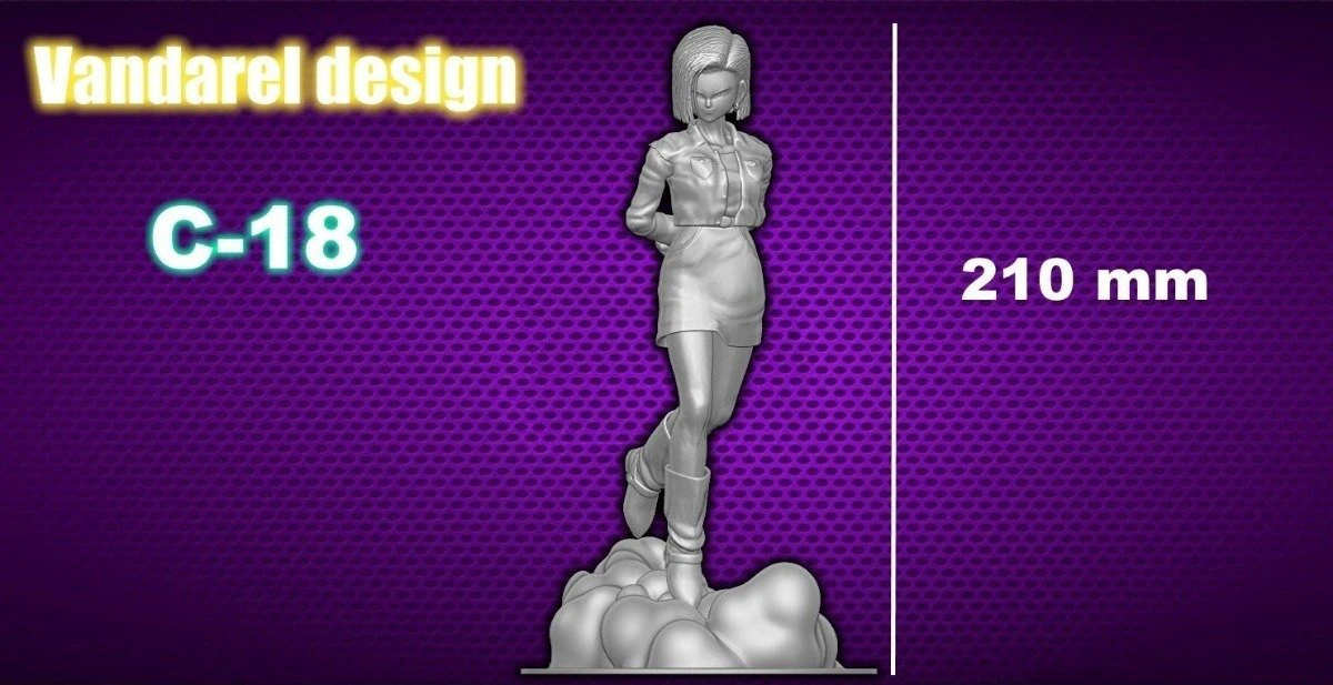 c-18 3D Print Model .c4d .max .obj .3ds .fbx .stl .blend