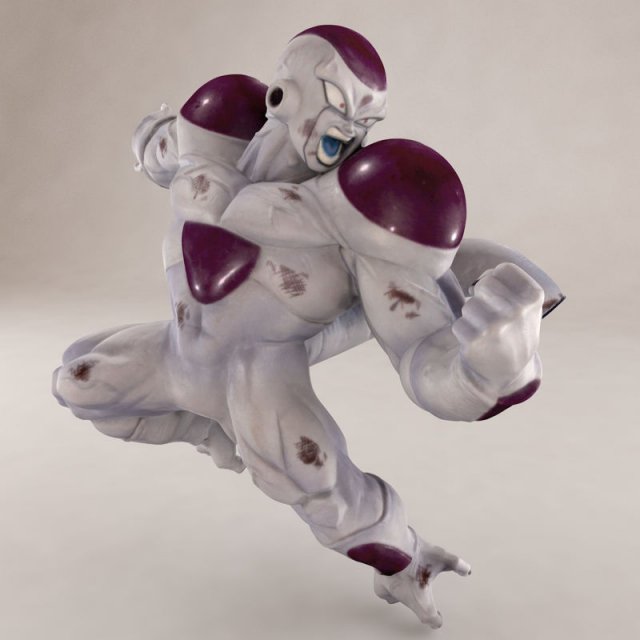 frieza 3D Print Model .c4d .max .obj .3ds .fbx .stl .blend 