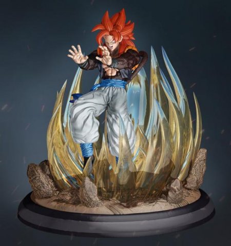 gogeta Modelo de impresión 3D .c4d .max .obj .3ds .fbx .stl .blend 