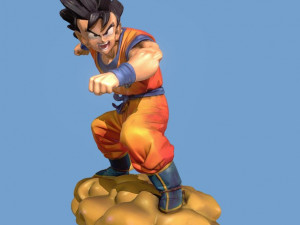 goku flying nimbus Model Cetak 3D