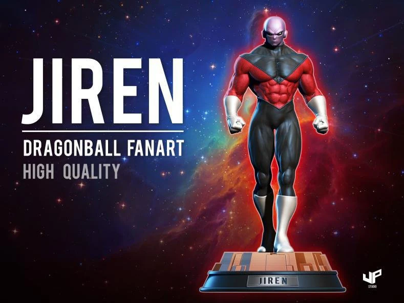 jiren 3D Print Model .c4d .max .obj .3ds .fbx .stl .blend 