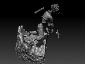 mecha frieza vs future trunks 3D Print Model