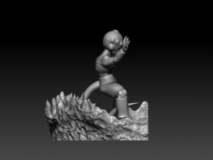 mecha frieza vs future trunks 3Dプリントモデル