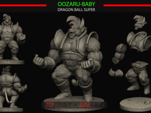 oozaru - baby Modèles 3D en vedette