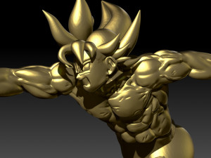 goku freezer vs jiren Model Cetak 3D