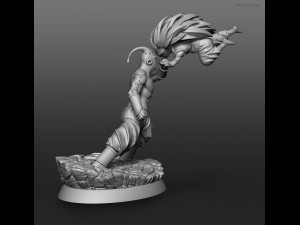 gotenks vs super buu Model Cetak 3D