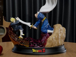 gohan vs dabura Modelo de Impressão 3D