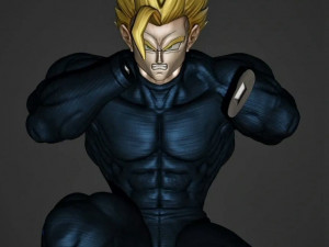 gohan vs dabura Modelo de Impressão 3D