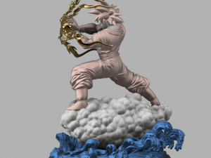 goku 3D Print Model