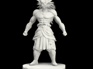 broly 3D Print Model