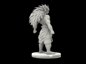 broly 3D Print Model