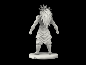 broly 3D Print Model