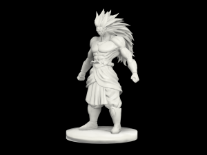 broly 3D Print Model