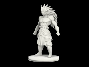 broly 3D Print Model