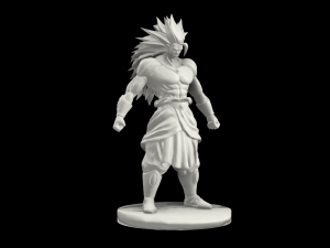 broly 3D Print Model