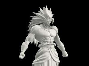 broly 3D Print Model