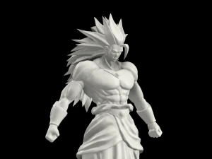 broly 3D Print Model